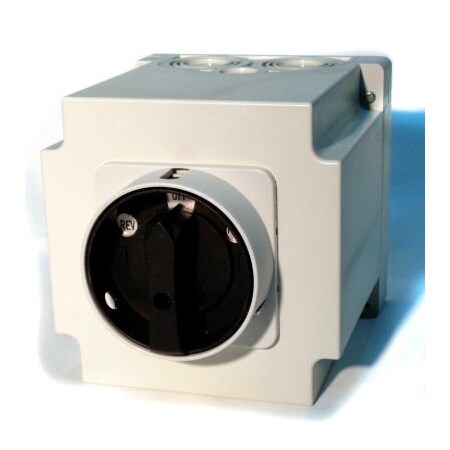 Springer Controls Co Springer Controls/MERZ, 40A, 3-POLE, Encl. Reversing Switch, Spring-Return Lockable Handle W451/7-I3-DA